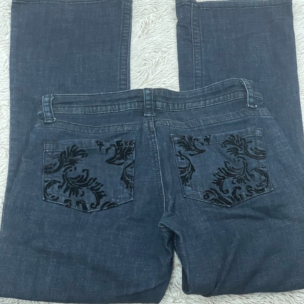 Lee Women's Deep Indigo Straight Leg Jeans - Picture 4 of 7